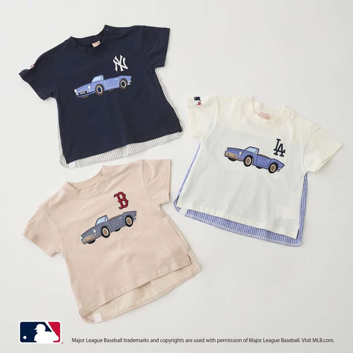 [MLB] Car Appliqu&eacute; T-Shirt,Light beige, medium image number 26