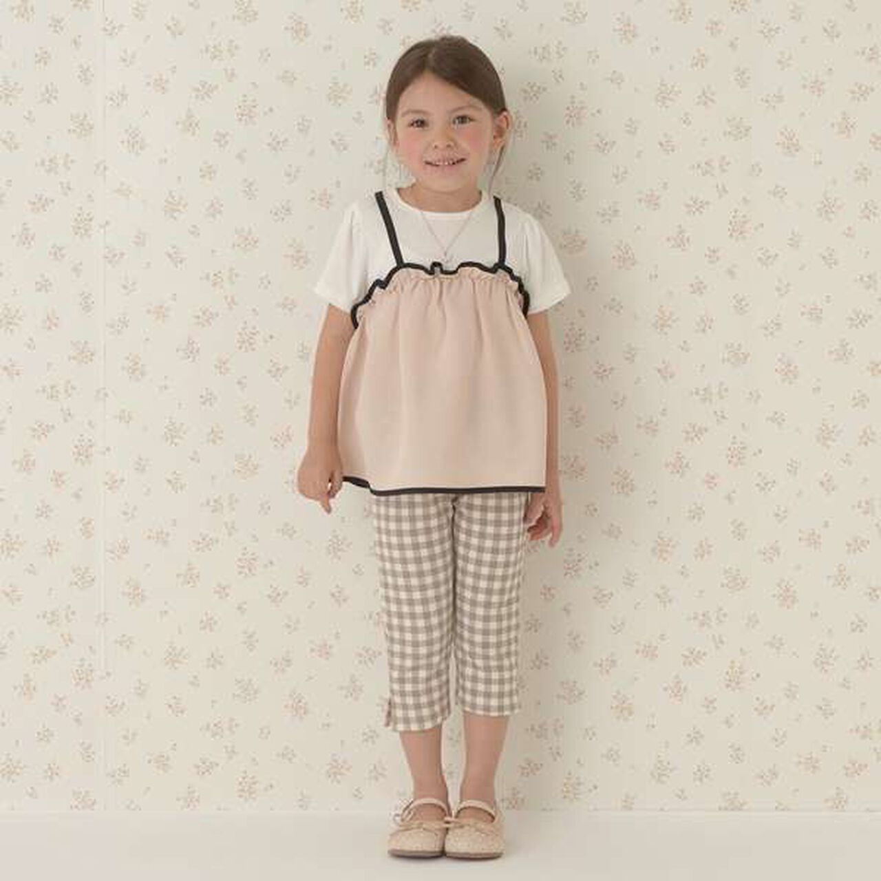 Bi-Color Camisole Docking Top,Cream, large image number 2