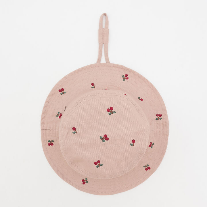 Twill Embroidered Bucket Hat,Ivory, medium image number 2