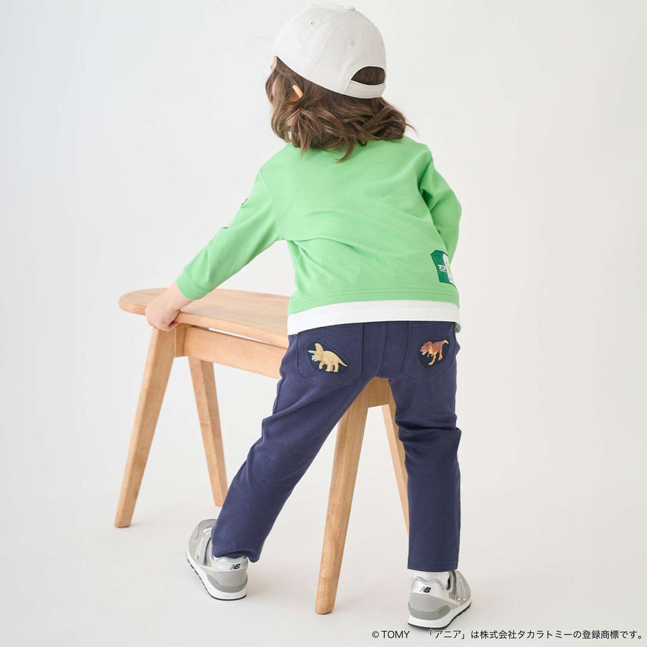 [TOMICA・ANIA] Cut Long Pants,Blue, large image number 5