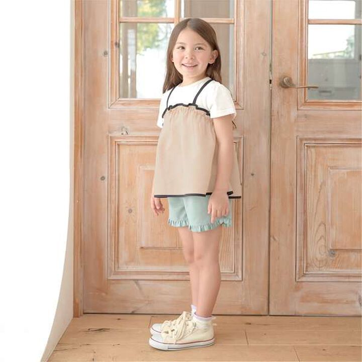 Bi-Color Camisole Docking Top,Cream, medium image number 3