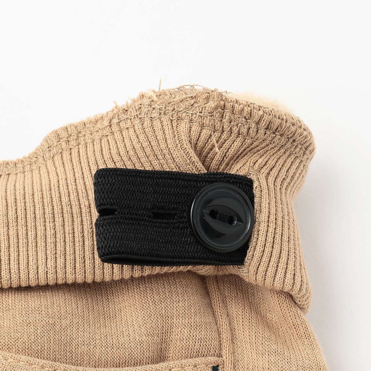 [Restock] Long-Length Straight Pants with Dinosaur Embroidery,Black, large image number 3