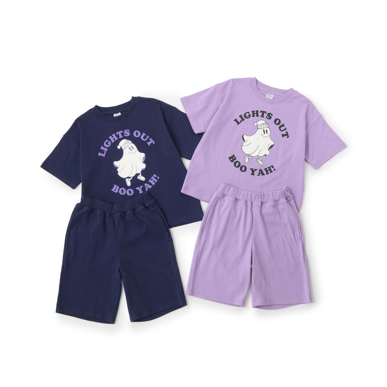 Smooth Loungewear Outfit Set,Navy, large image number 13