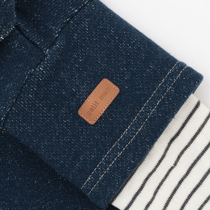 All-Over Embroidered Collared Coverall,Smoke white, medium image number 8