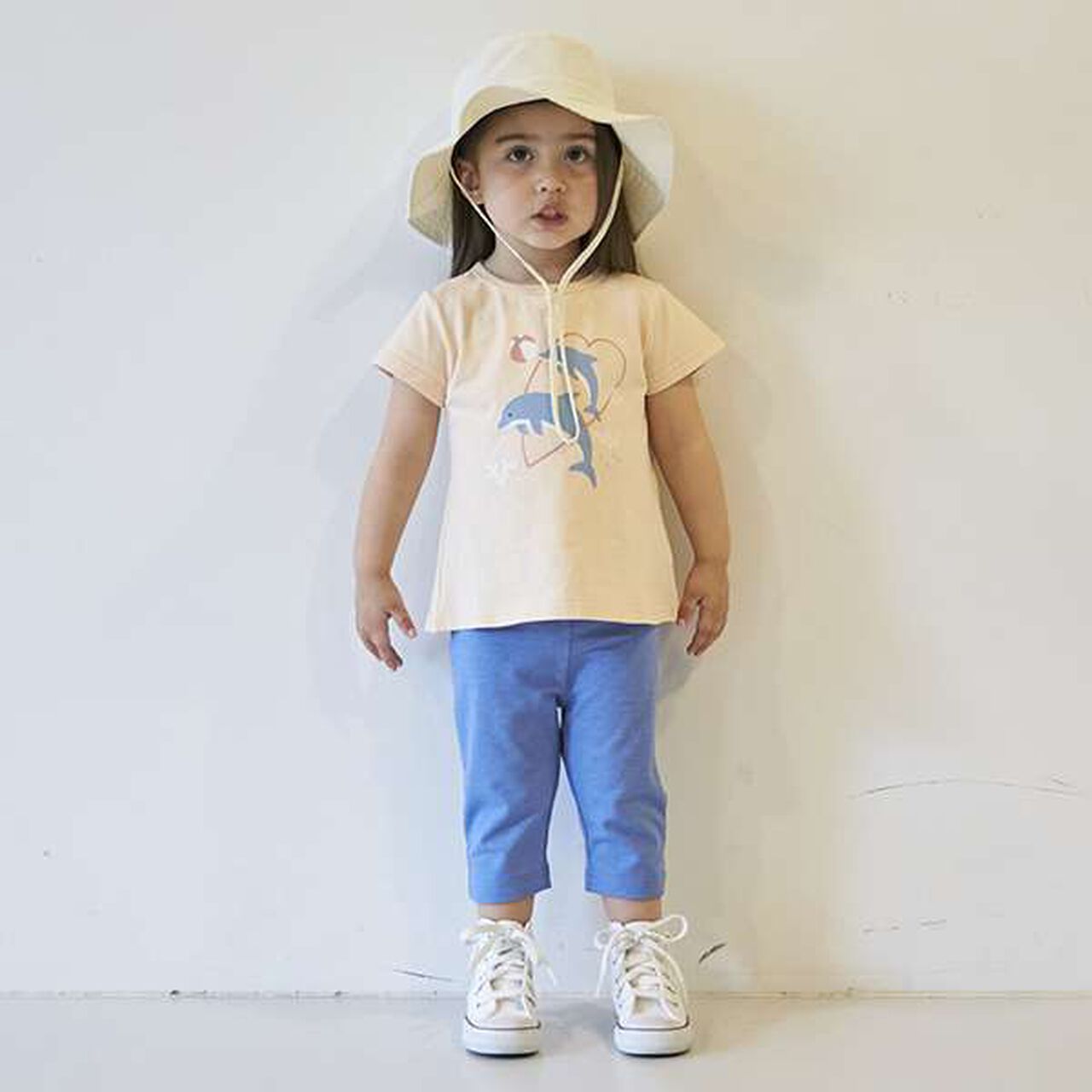 Petite Play Girls' 7/8 Leggings,Blue, large image number 0