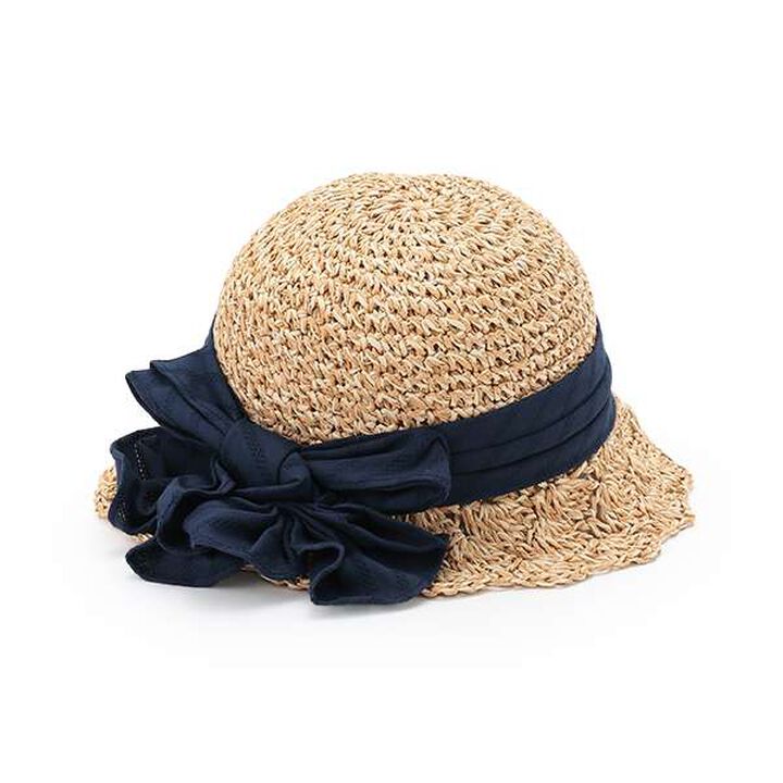 Paper Ribbon Hat,Pearl white, medium image number 1