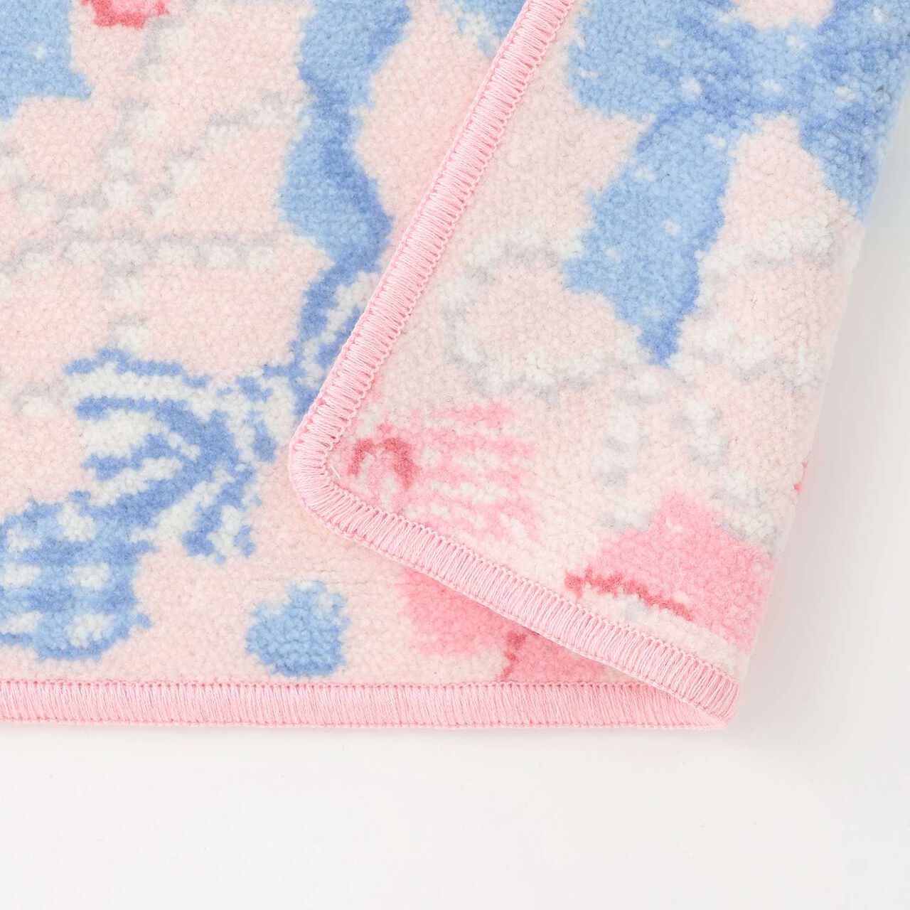 Chenille Weave Handkerchief,Pink, large image number 4