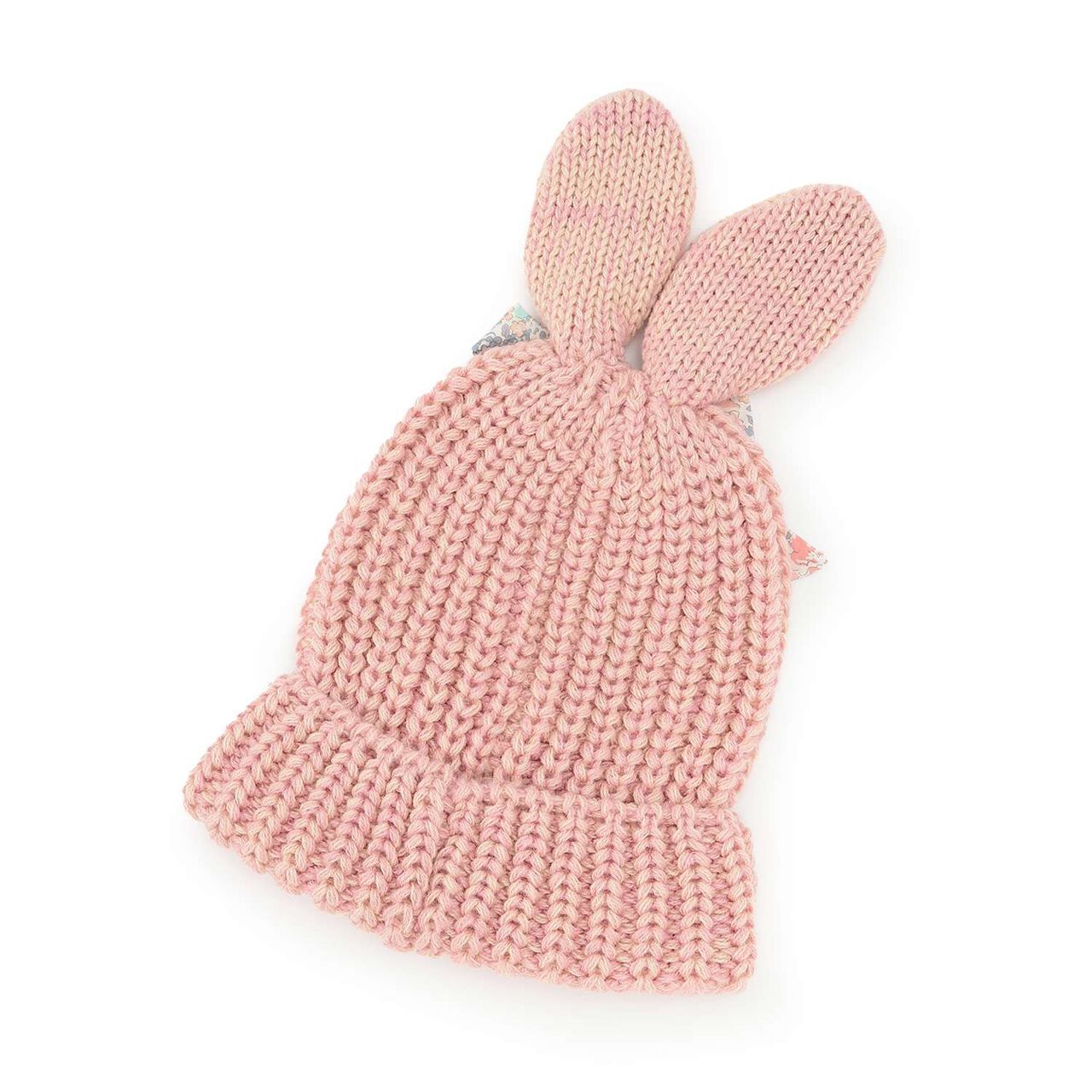 Bunny Ear Beanie,Pink, large image number 1