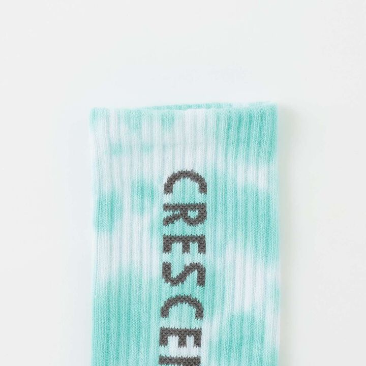 [LTXC] Tie-Dye Mid-Length Socks,Turquoise, medium image number 1