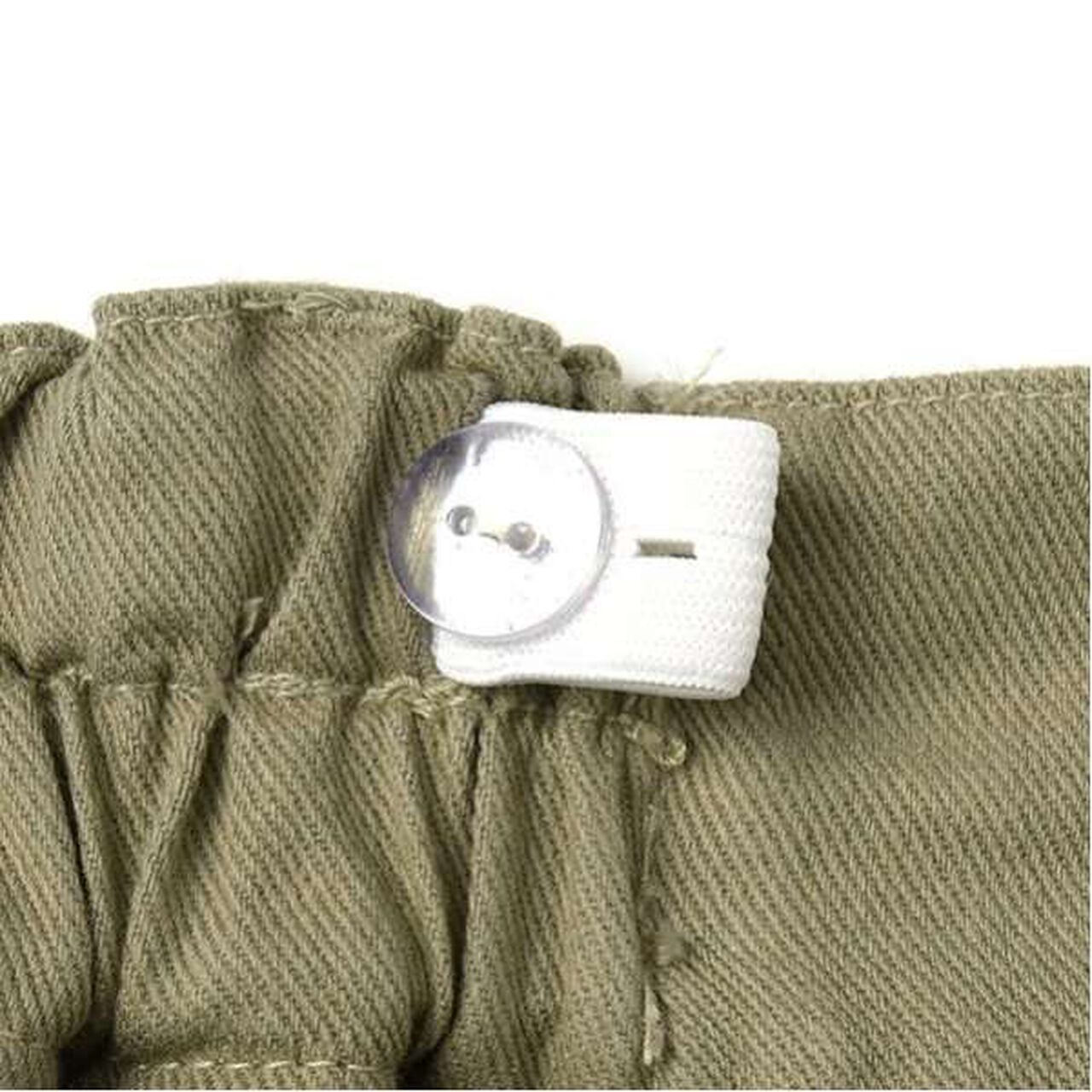 Color-Block A-Line Skirt Shorts,Ivory, large image number 13