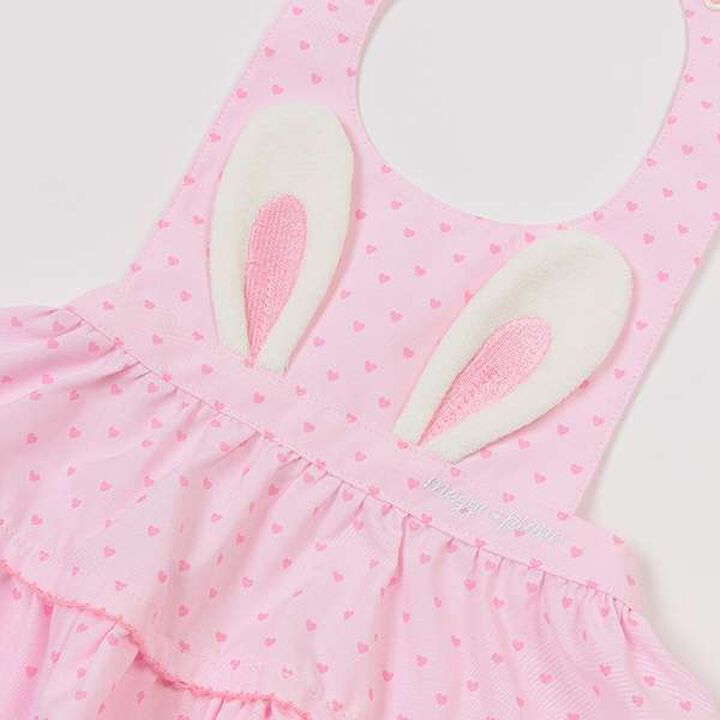 Original Box Bunny Ear Apron & Headband Set,Light pink, medium image number 5