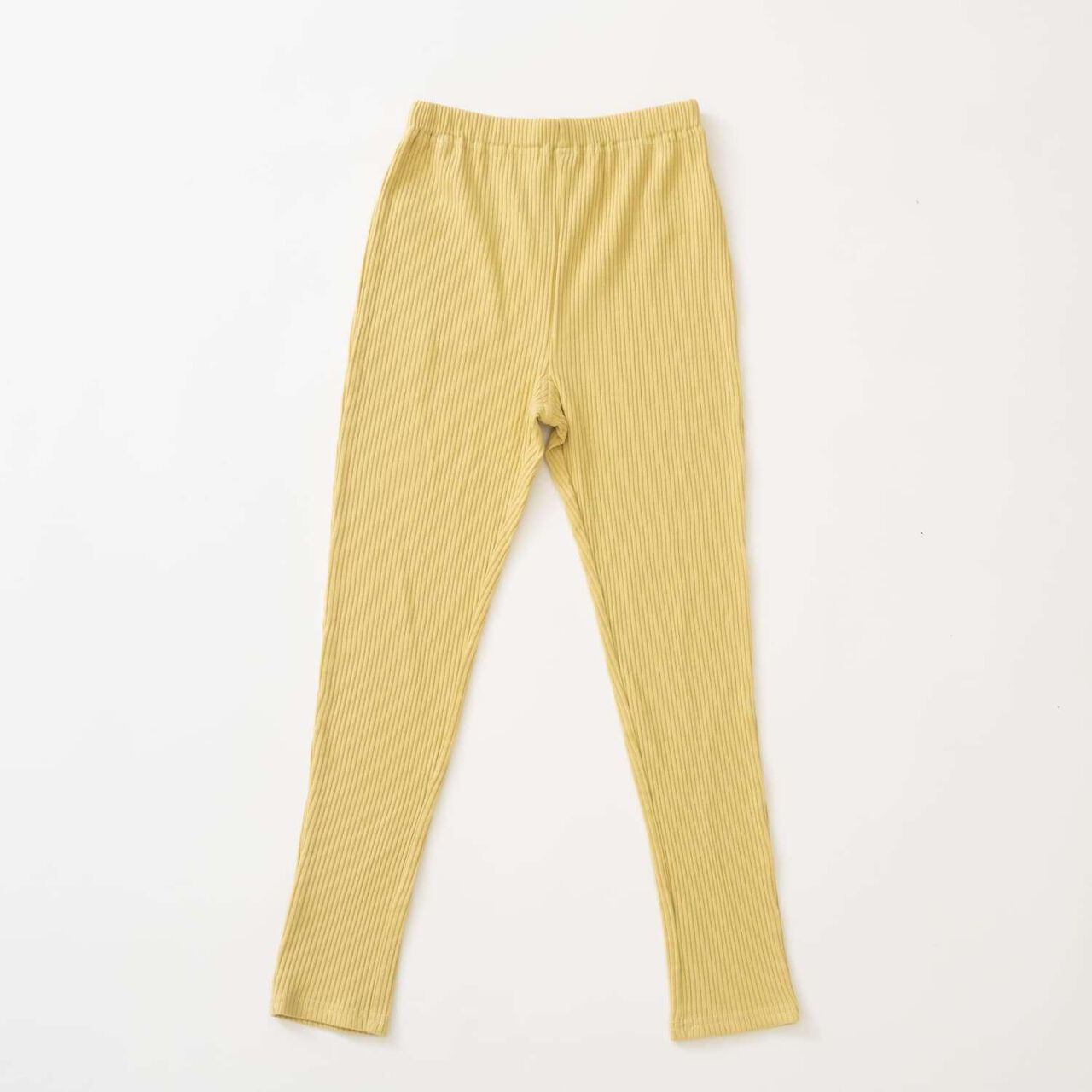 [365D.] Anti-Stain Ribbed Leggings,Mustard, large image number 12