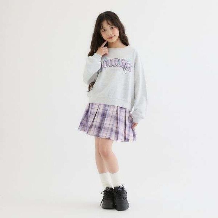 [Favi Baby] 100% Cotton College Fleece Sweatshirt,Mint, medium image number 4