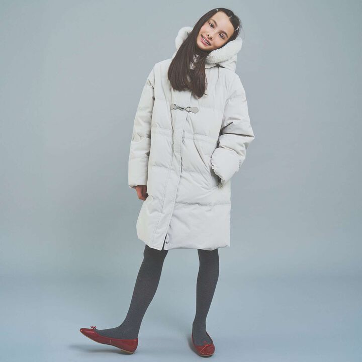 Water-Repellent, Machine Washable A-Line Down Coat[Available in 130cm],, medium