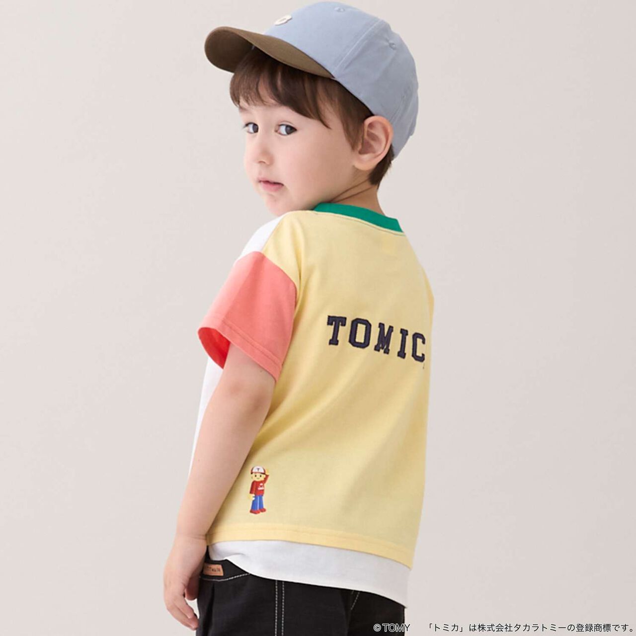 [TOMICA] 下襬拼接短袖T恤,多色, large image number 2