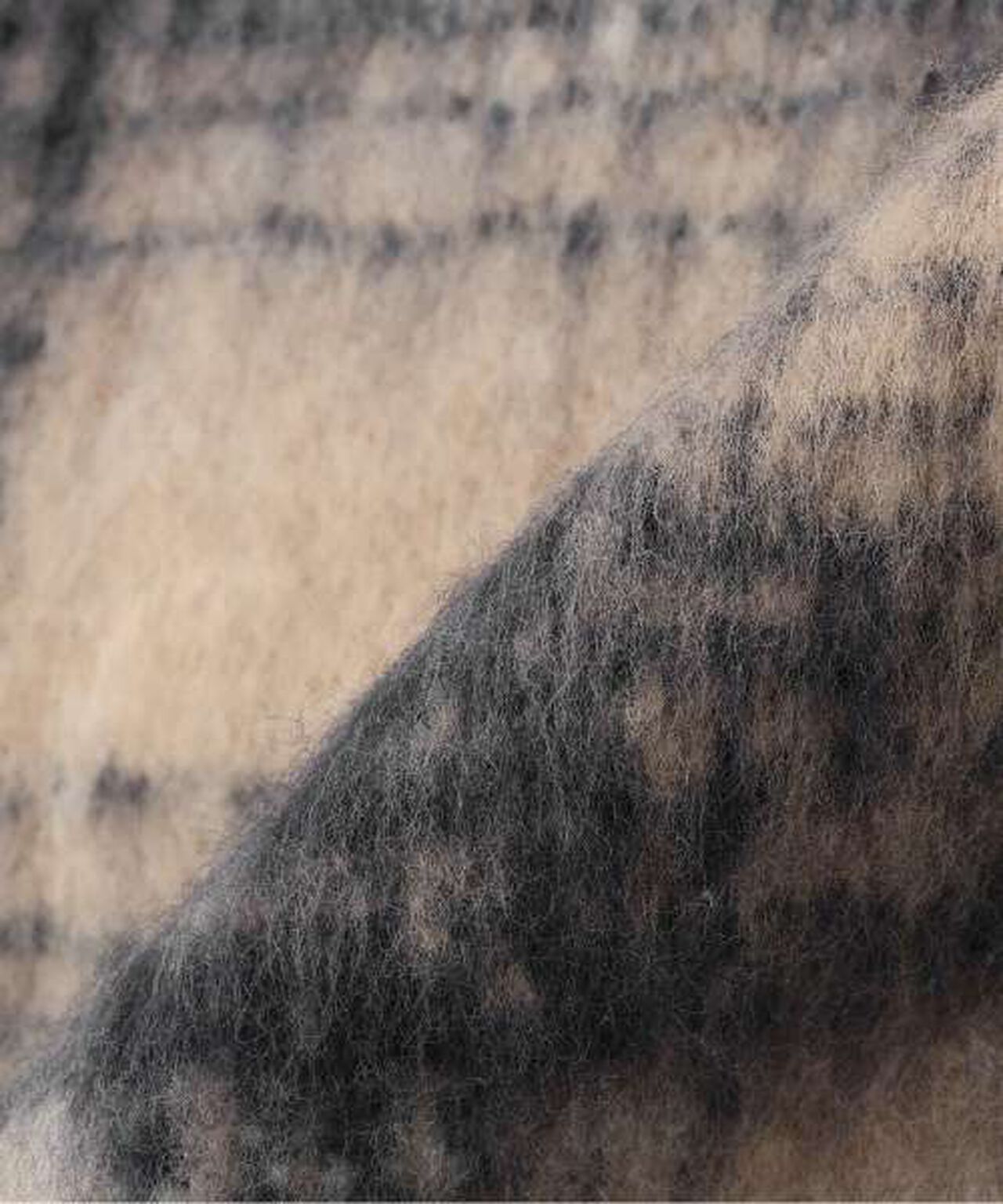 Checkered Scarf [Korean Fashion],Gray, large image number 2