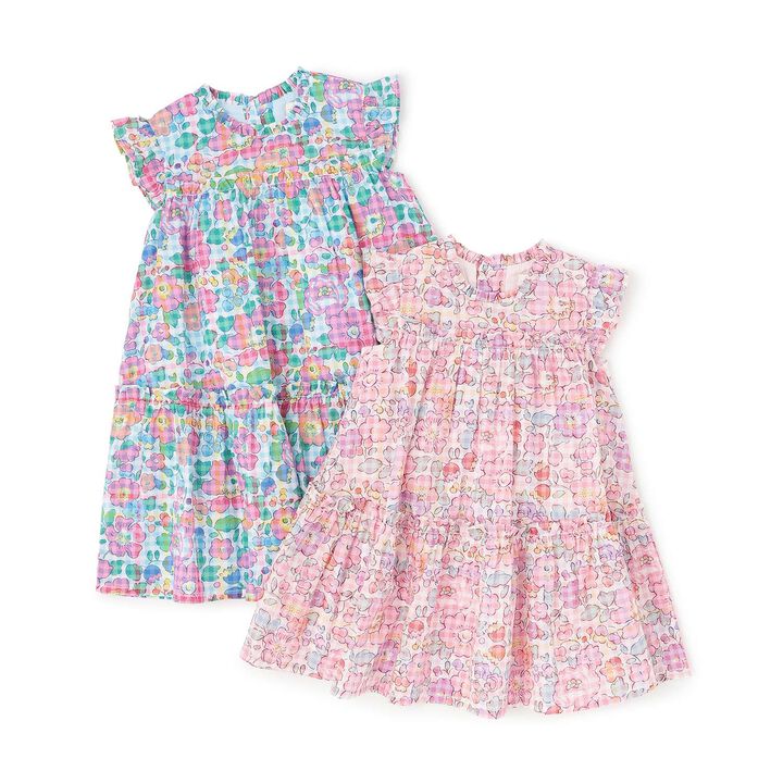 [Parent-Child Matching] Betsy Check One-Piece Dress,Blue, medium image number 8