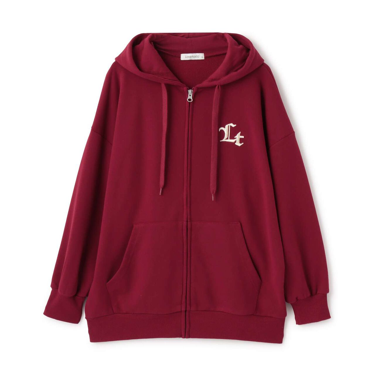 Loose Zip Parka,Black, large image number 10