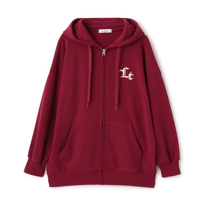 Loose Zip Parka,Black, medium image number 10