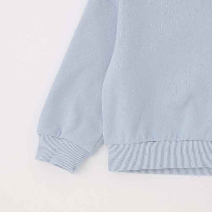 [DailyME] 100% Cotton Basic Sweatshirt,Sax blue, medium image number 10