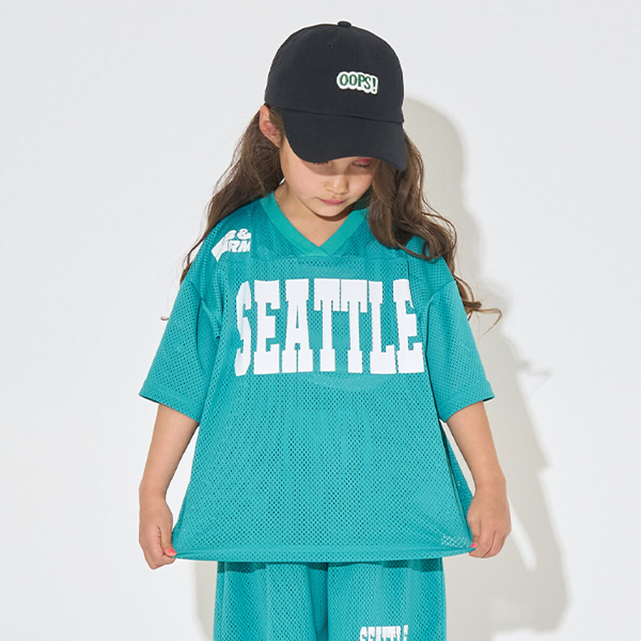 [Set Up Compatible] V-Neck Mesh Top,Purple, large image number 24