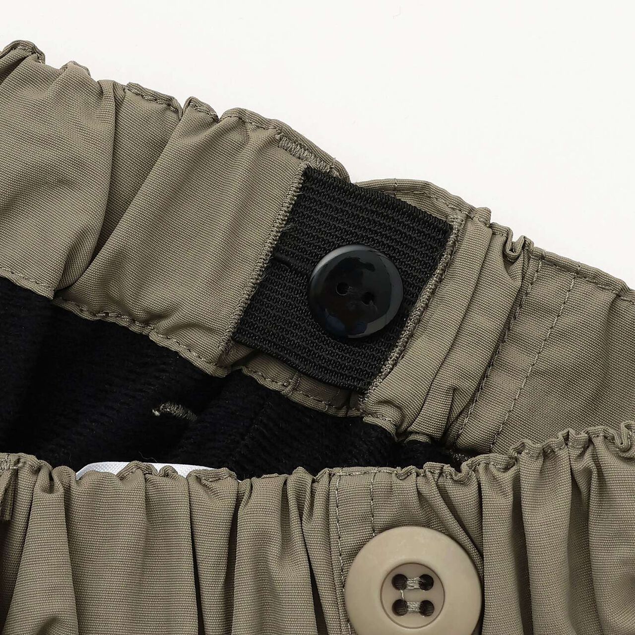 Nylon Brushed Lined Cargo Pants,Khaki, large image number 3