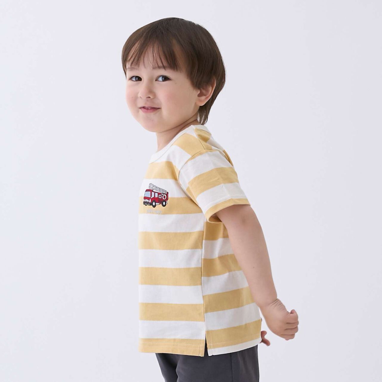 [Affordable] BOYS Short Sleeve T-Shirt 2,Navy, large image number 2