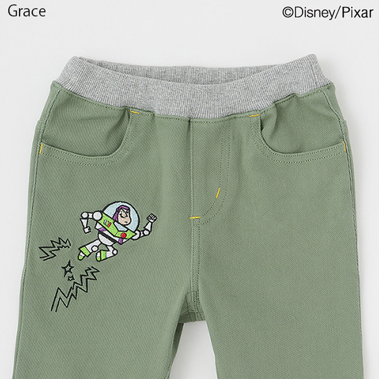 Toy Story Long-Length Straight Pants,Khaki, large image number 8