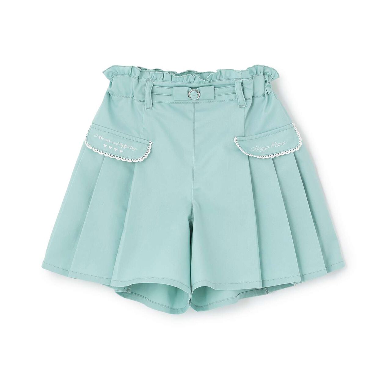 [Restock] Pleated Culotte Skirt [Not Available in Direct Stores],Mint, large image number 0