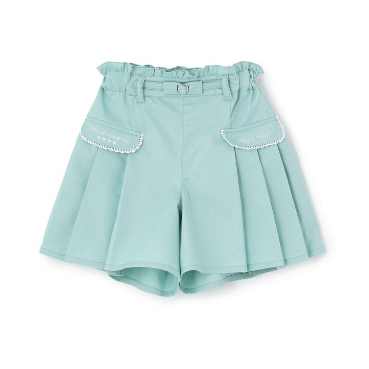 [Restock] Pleated Culotte Skirt [Not Available in Direct Stores],Mint, medium image number 0
