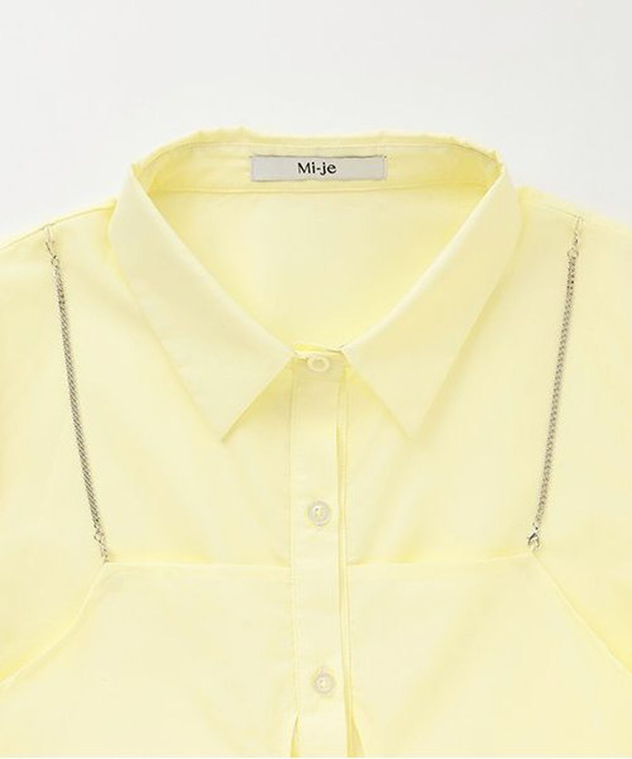 Shirt Dress with Bustier,Light blue, large image number 5