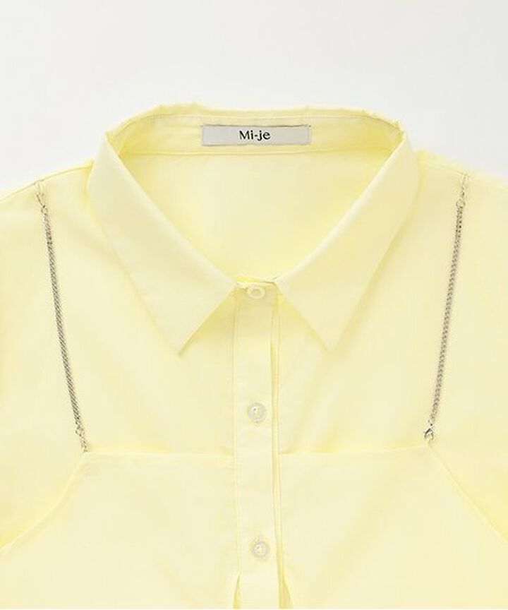 Shirt Dress with Bustier,Light blue, medium image number 5