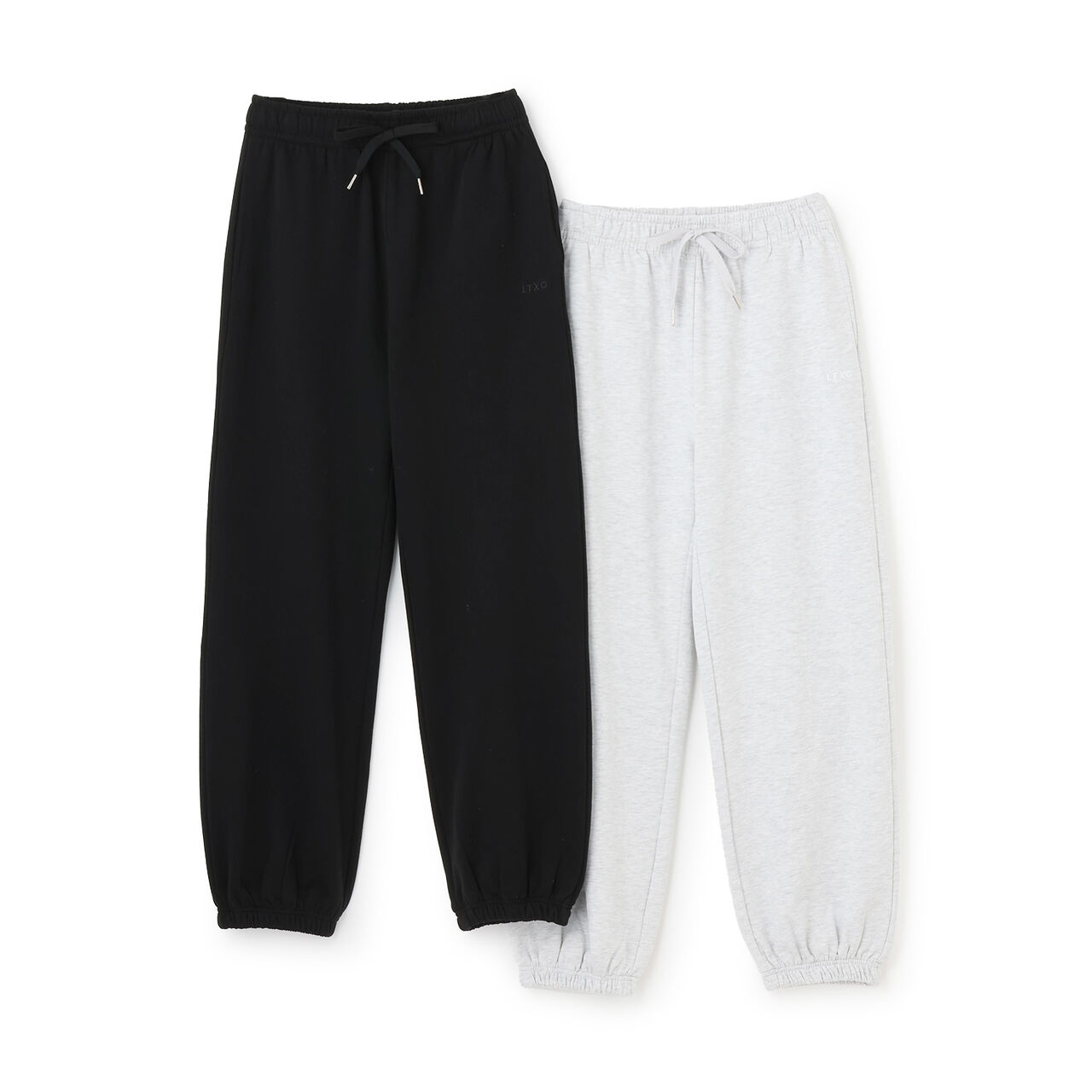 Wool Lined 100% Cotton Sweat Jogger Pants,Black, large image number 5