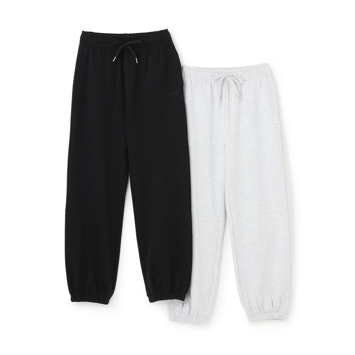 Wool Lined 100% Cotton Sweat Jogger Pants,Black, medium image number 5