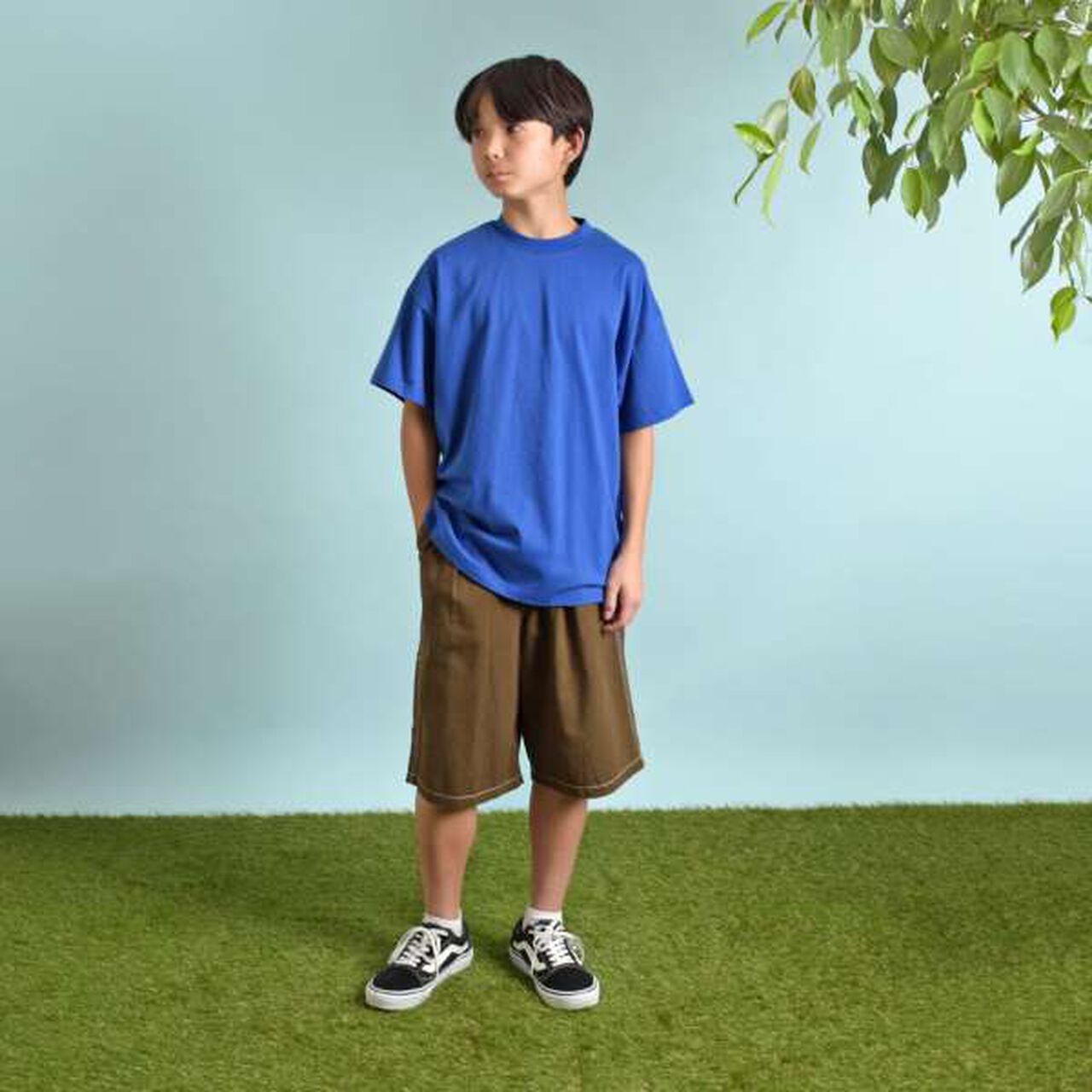 Affordable Logo T-Shirt,Beige, large image number 2