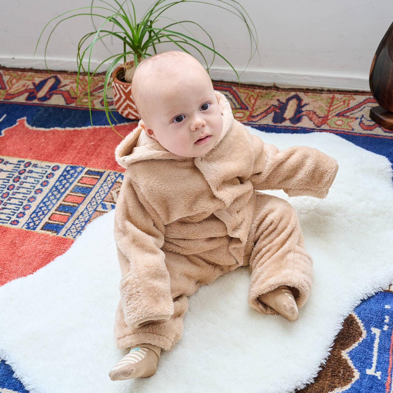 Animal Boa Coverall,Ivory, large image number 13