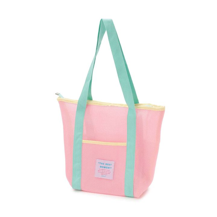 Mesh Colorful Tote Bag [Kids' Clothing] [Girls],Light green, medium image number 1