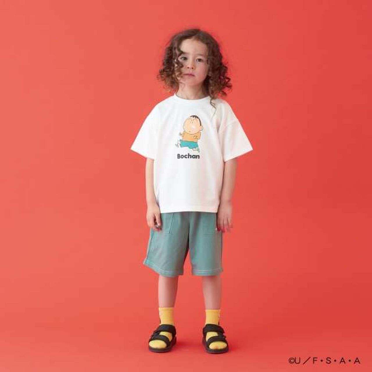 Crayon Shin-chan Comfortable Jersey Assorted Print T-Shirt,Emerald green, large image number 18