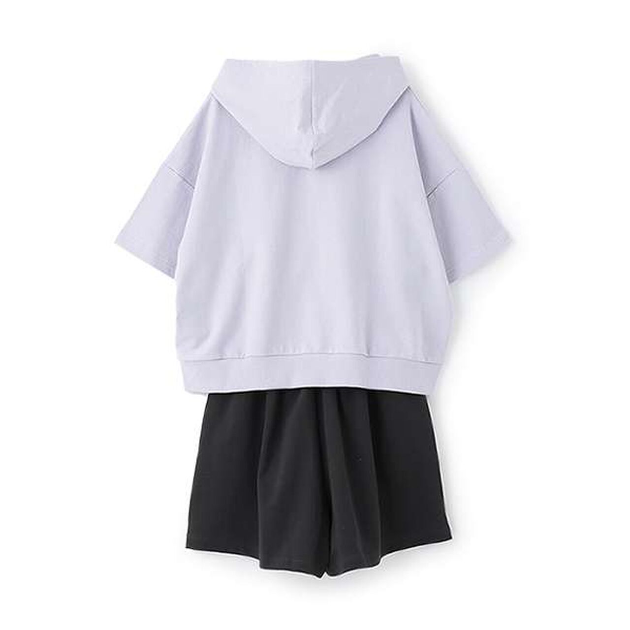 Short-Sleeve Parka Setup,Black, large image number 1