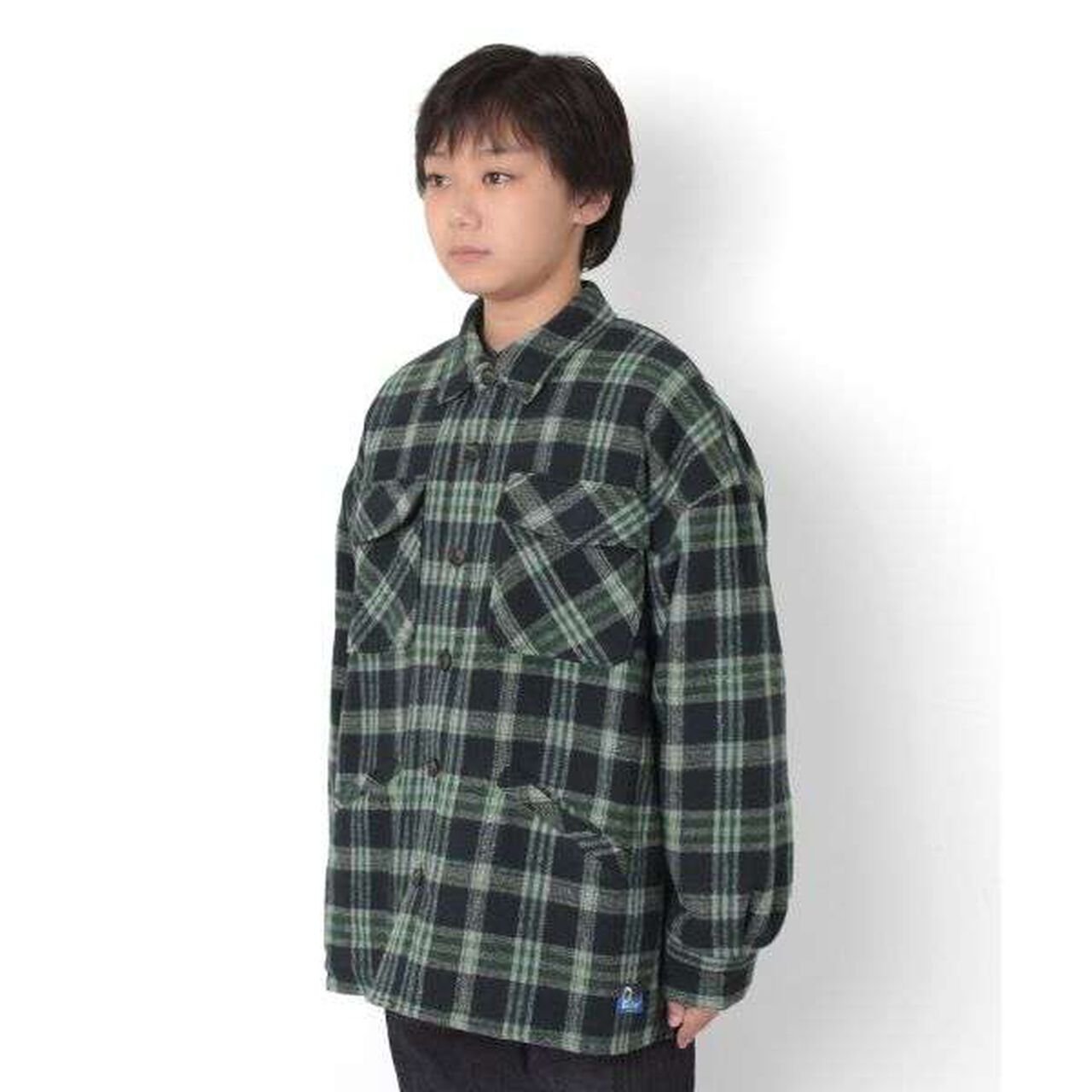 [Penfield] Check CPO Shirt,Navy, large image number 8