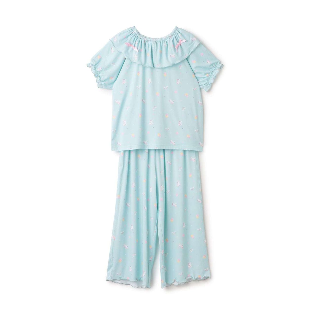 [正反皆可穿] [接觸涼感] 清涼舒適睡衣 [兒童服裝] [童裝] [女孩],暗紅色, large image number 4