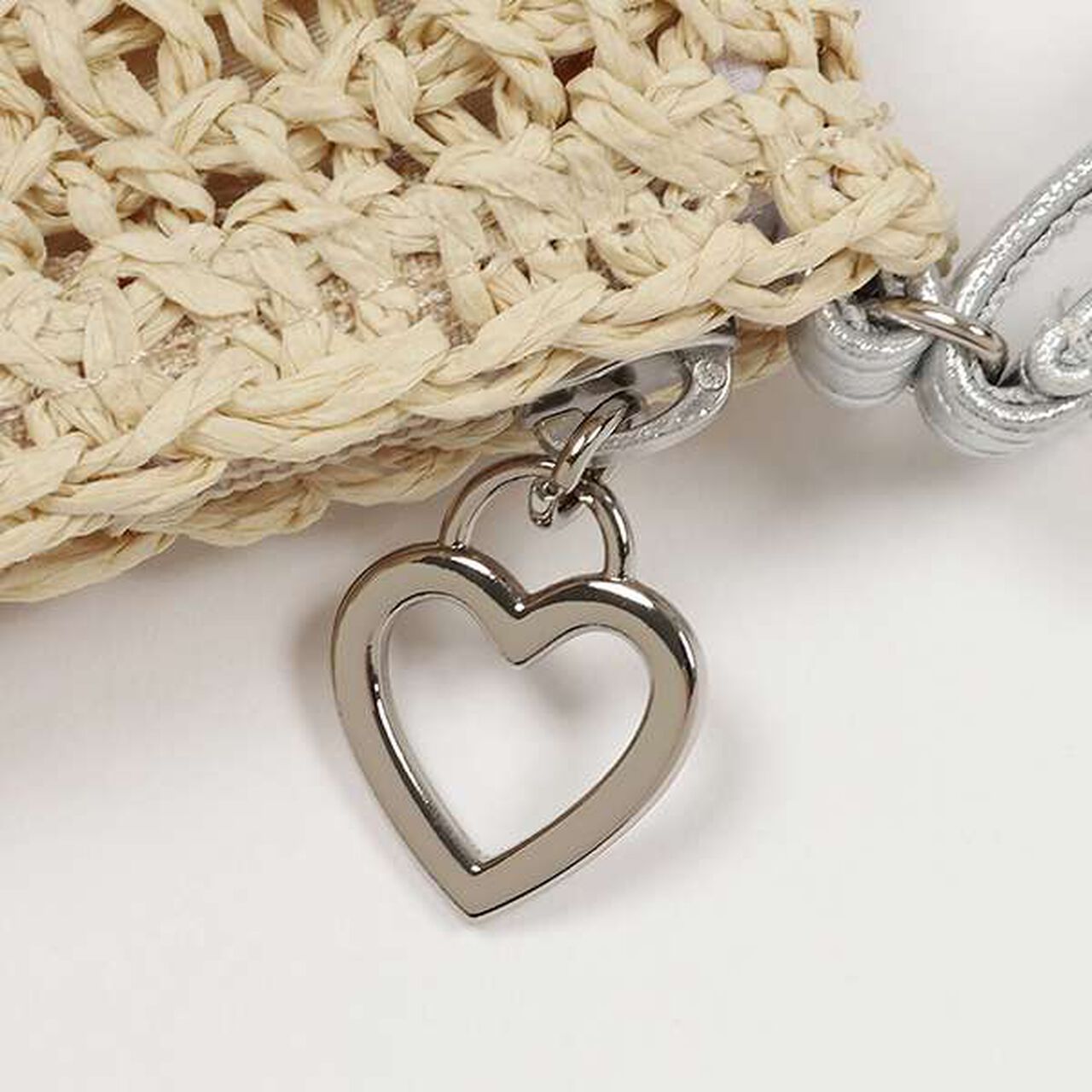 Woven-Style Pouch Bag,Light beige, large image number 3