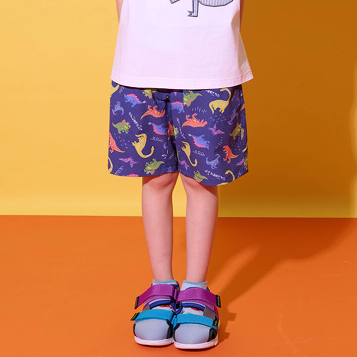 Amphibious Dinosaur All-Over Pattern 5-Shorts,Navy, medium image number 0