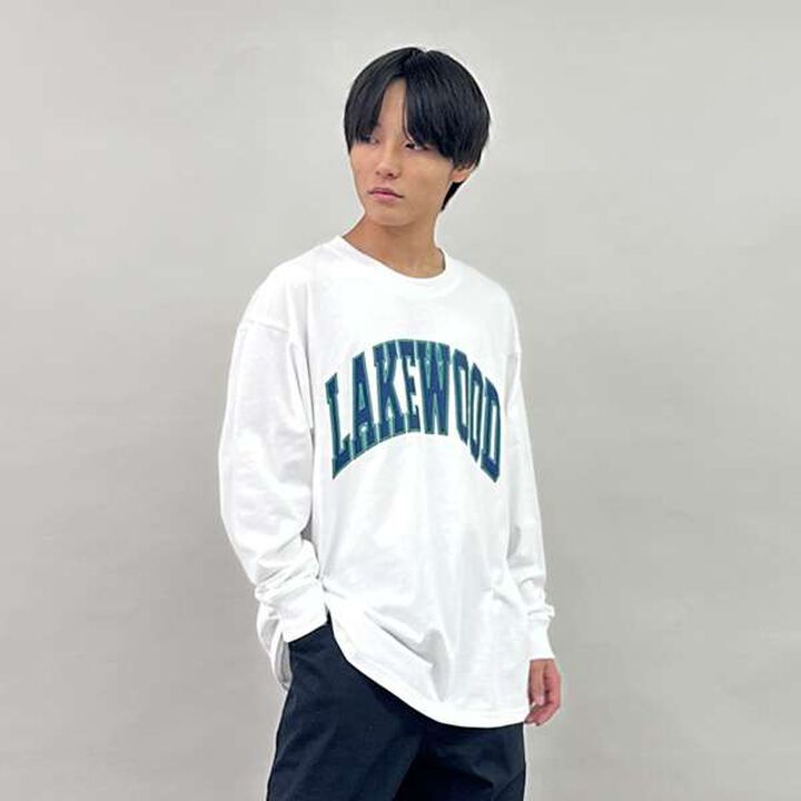 Big College Front Print Long-Sleeve T-Shirt,, medium