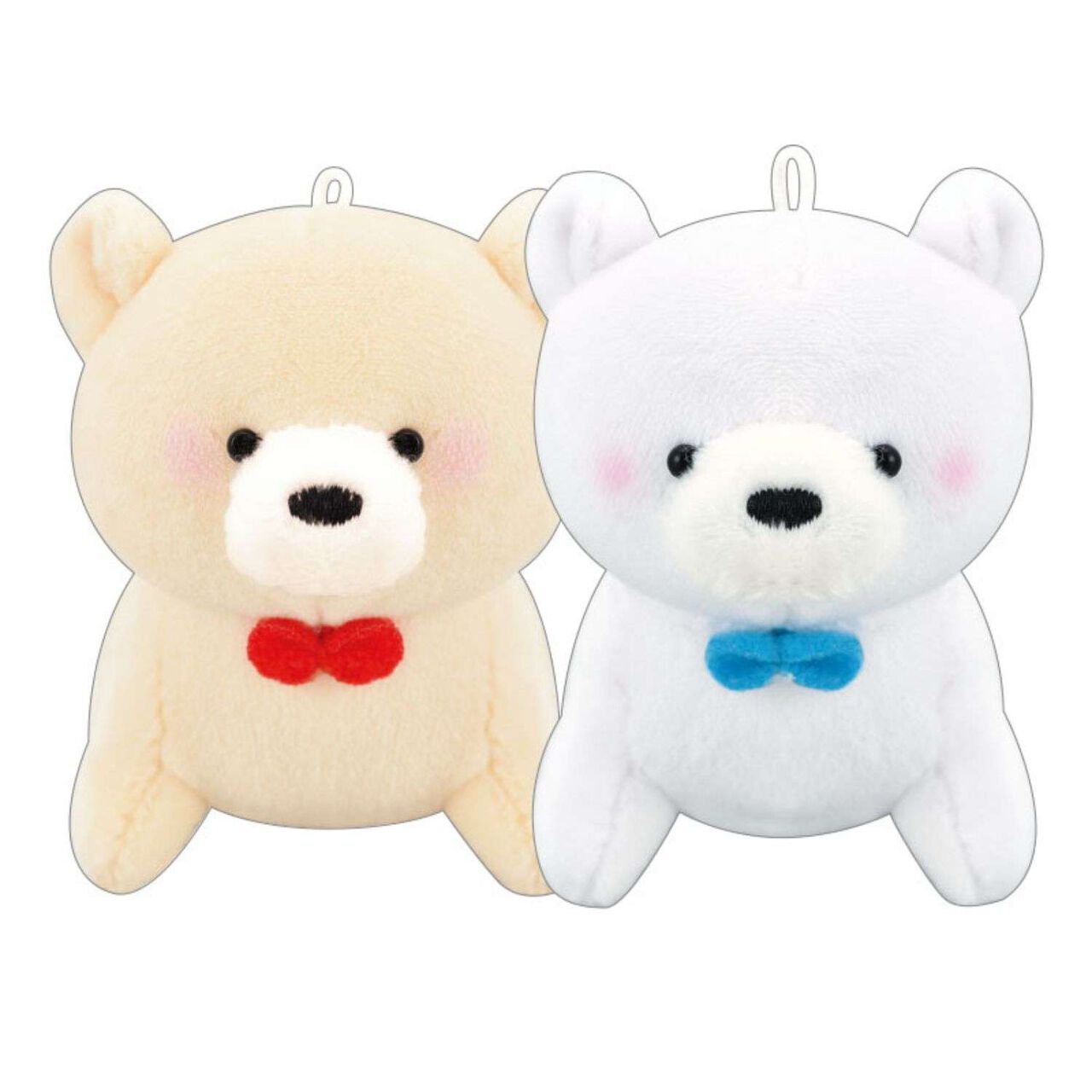 Niko Plush Keychain,Off white, large image number 1