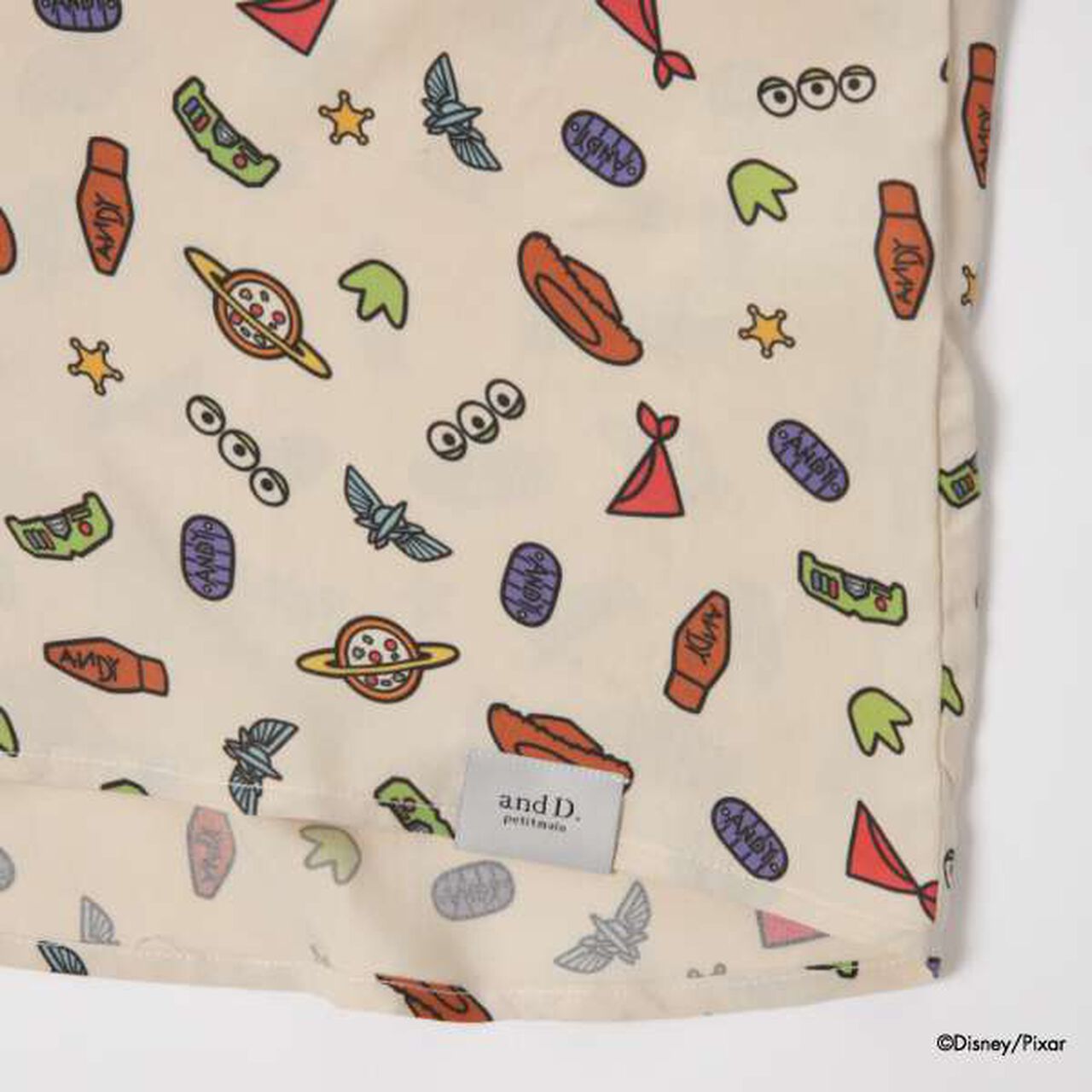 [Matching with Dad Outfit] Disney Kids Toy Story Pattern Shirt,Light gray, large image number 9