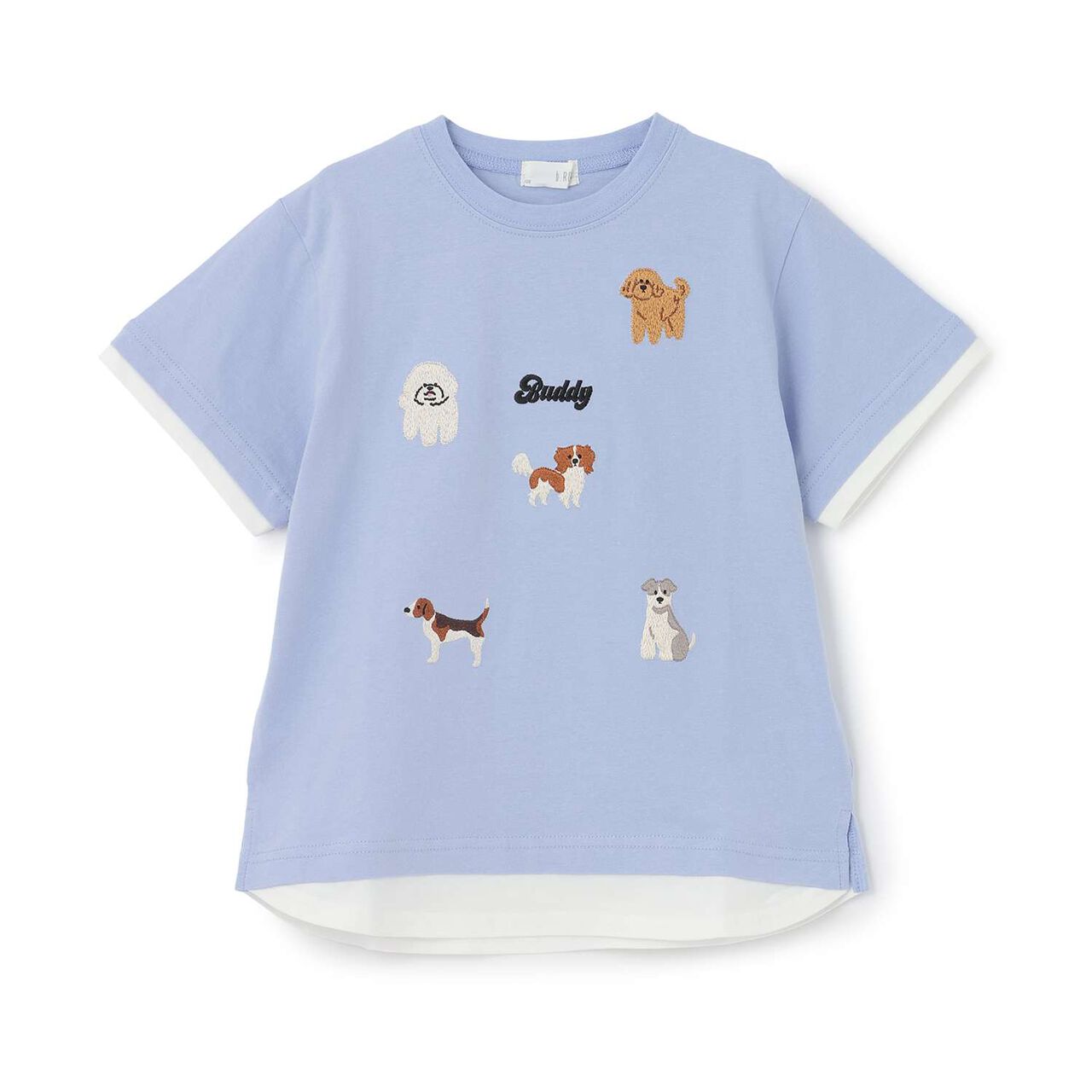 Assorted Embroidery T-Shirt,Milky white, large image number 9