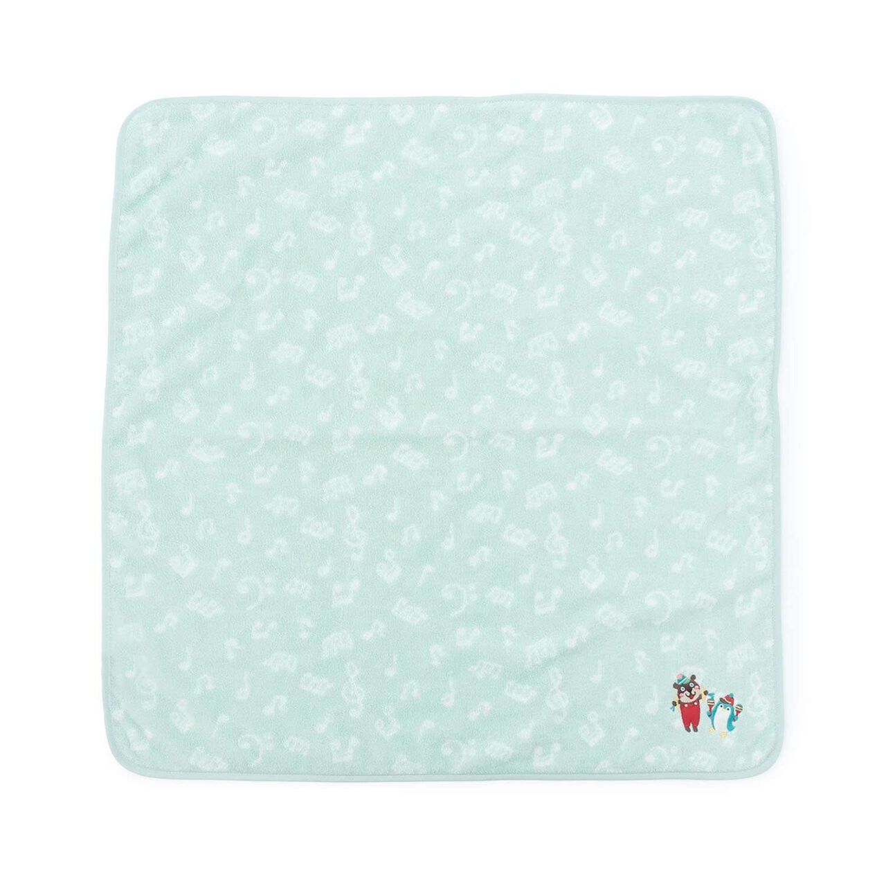 Korobokkuru Swaddle Towel,Sax blue, large image number 0