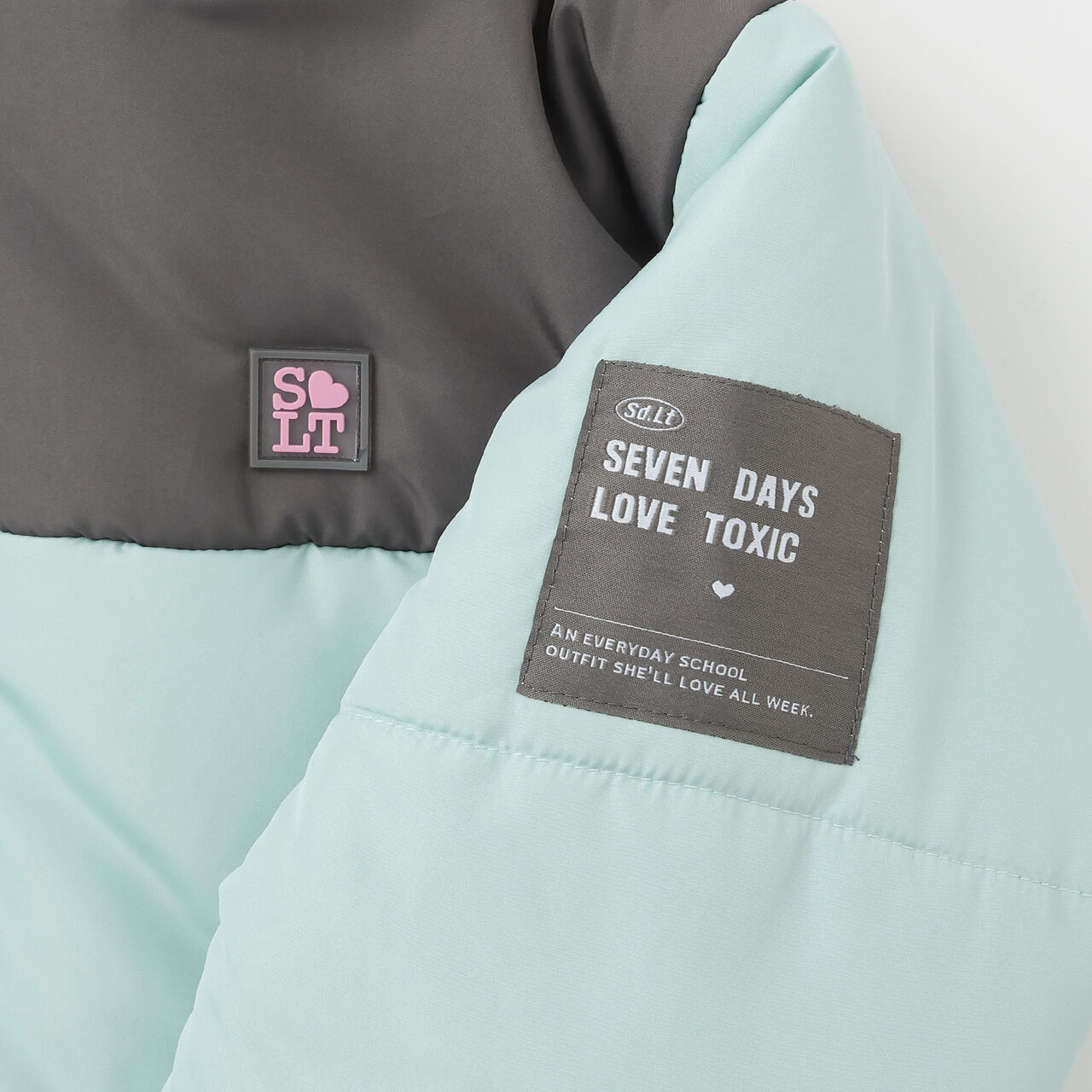 [7days] Padded Short Bomber Jacket,Pink, large image number 13