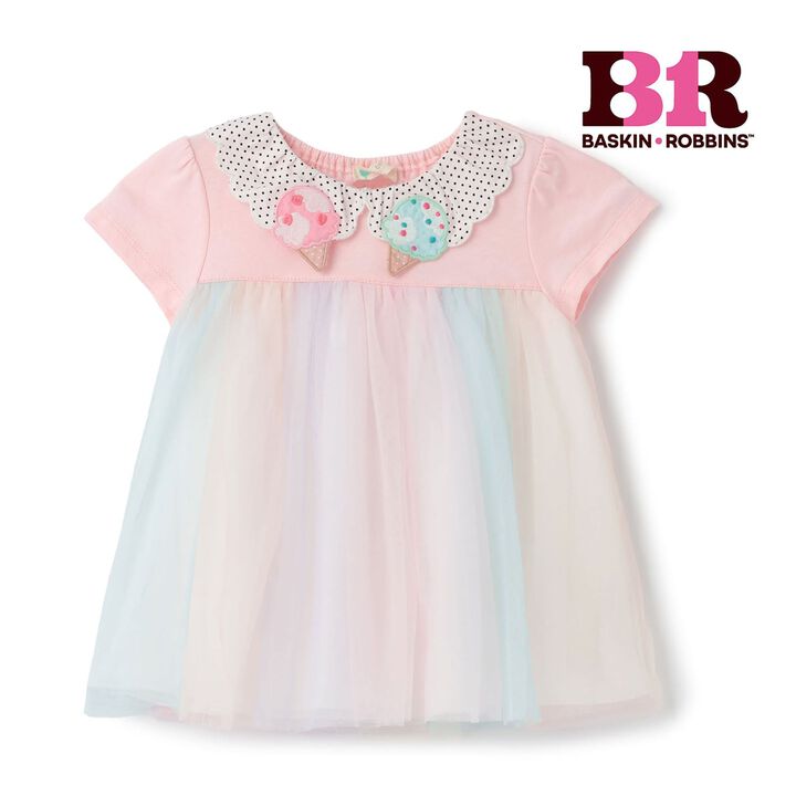 [31 Ice Cream] Tulle Tunic,Pink, medium image number 5